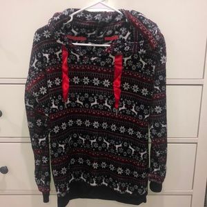black christmas hoodie